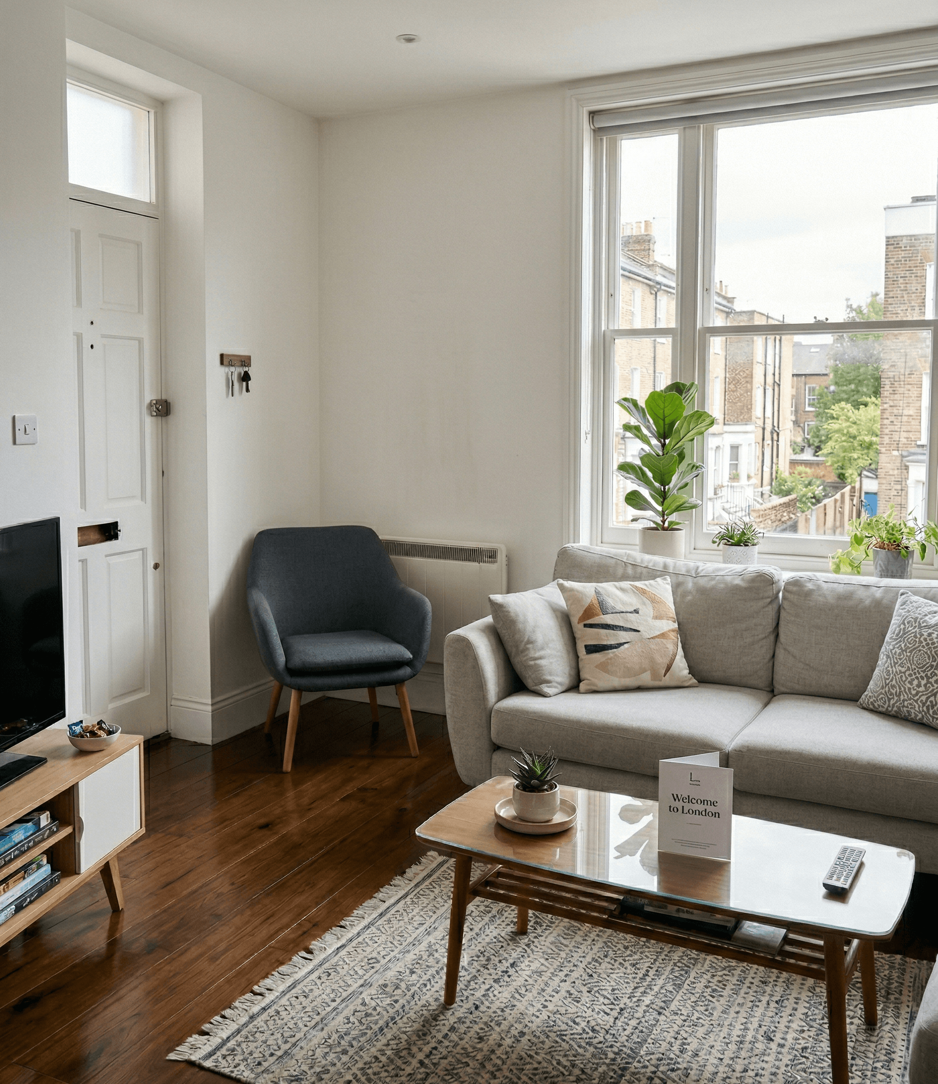 Spotless, guest-ready apartment